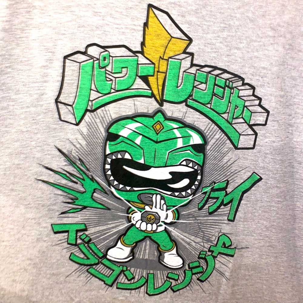 Pop tee Power Rangers green ranger tee